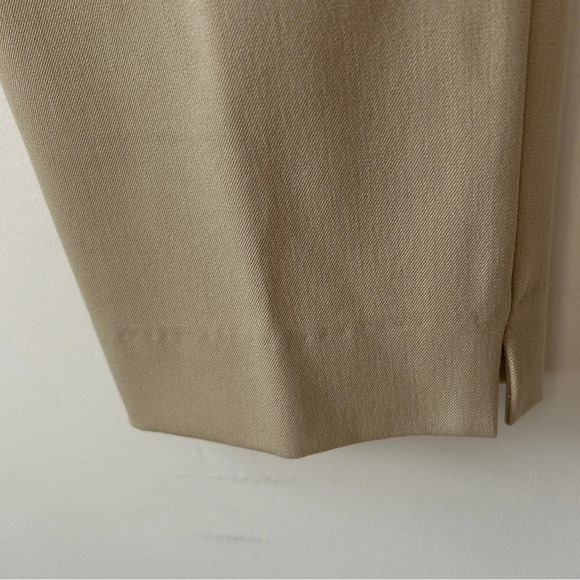 Vintage 90s‎ sand beige trousers  / tailored pants 6P - Picture 5 of 8